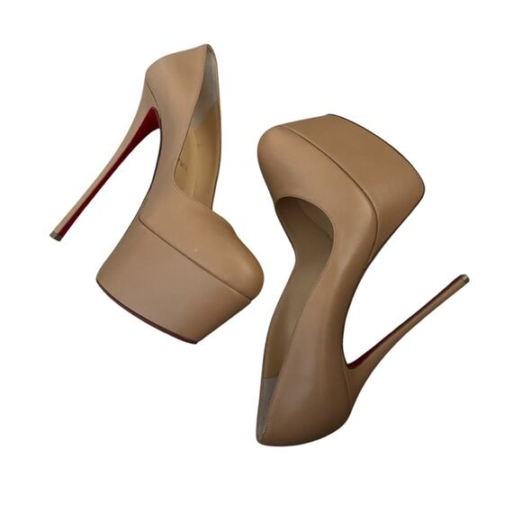 Christian Louboutin Dolly Pump Alta 160 in Blush Size 38.5 - Picture 5 of 14
